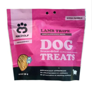 تشویقی سگ مکدلف مدل سیرابی گوسفندی وزن 35 گرم