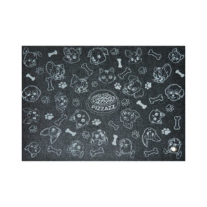 زیرانداز ظرف آب و غذای گربه و سگ مدل پیزاز کد 808080