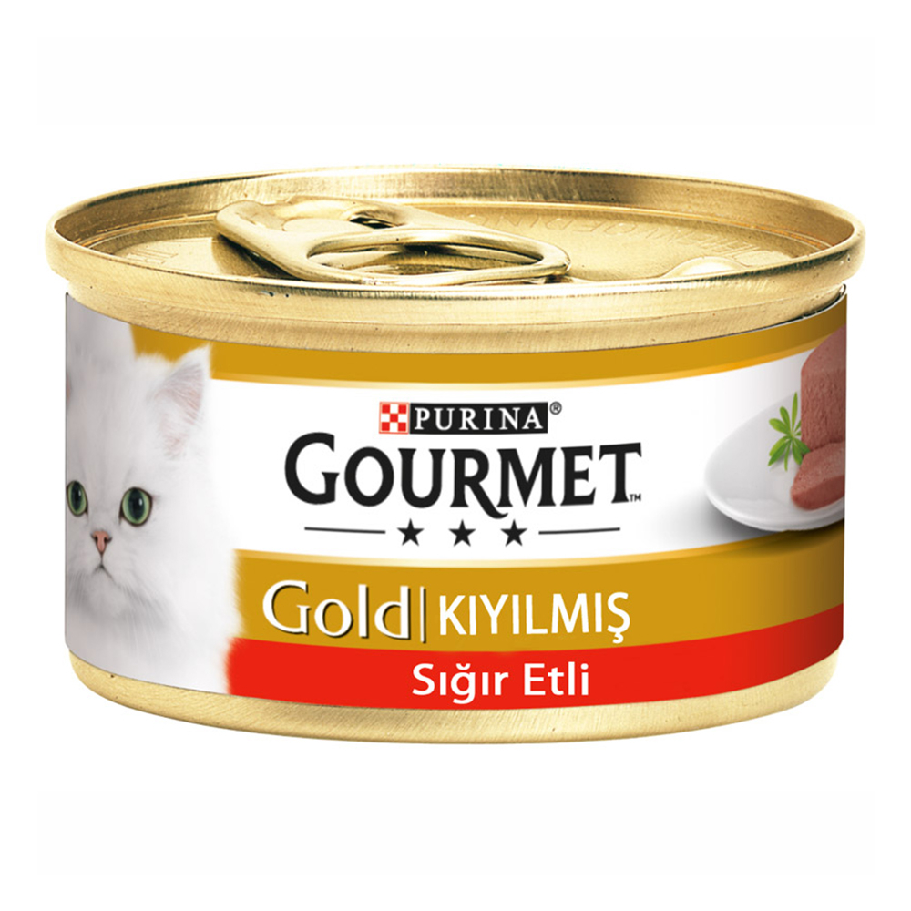 b033d6e96b65eb13b976cc5808fadefa955f5f44_1691707404.jpg کنسرو گربه پورینا گورمت گلد مدل پته گوشت گاو وزن 85 گرم - Image 1