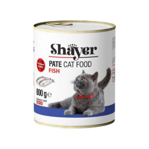 کنسرو غذای گربه شایر مدل پته ماهی وزن 800 گرم