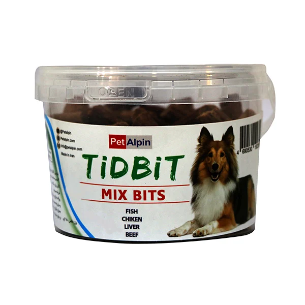 mg_20260728_140404_228 غذای تشویقی سگ تیدبیت مدل Mix-Bit وزن 160 گرم - Image 1
