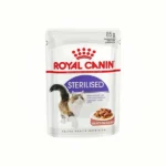 غذای پوچ گربه بالغ عقیم شده رویال کنین مدل STERILISED وزن 85 گرم