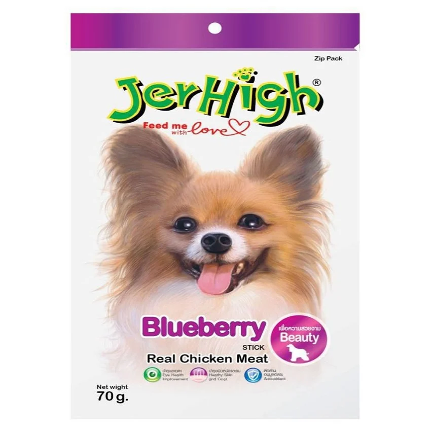 mg_20260728_140820_275 تشویقی سگ جرهای مدل Chicken Meat Blueberry وزن 70 گرم - Image 1