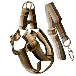 قلاده کتفی و بند قلاده سگ مدل دولایه برزنت کد 1