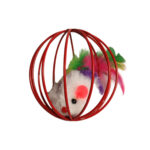 اسباب بازی سگ و گربه مدل موش در قفس