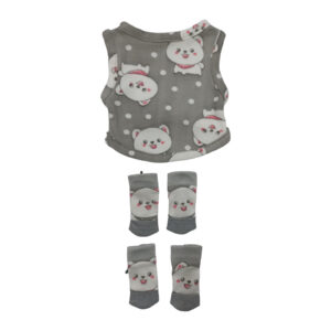لباس سگ و گربه مدل بچه پنی کد 24 سایز S مجموعه 2 عددی