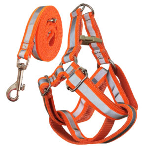 قلاده کتفی و بند قلاده سگ و گربه مدل شبرنگ کد 5