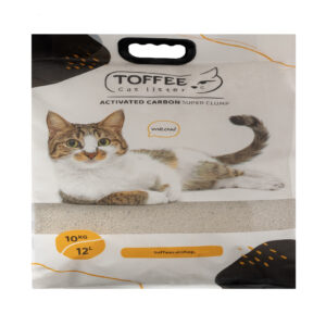 خاک گربه تافی مدل کربن اکتیو وزن 10 کیلوگرم