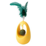 اسباب بازی توپ تعادلی گربه به همراه توپ کت نیپ مدل Mint Ball