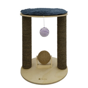 اسکرچر گربه تیمبر اوول مدل Cat scratcher tree - single level tower