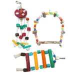 اسباب بازی پرندگان مدل پرشین مجموعه 3 عددی