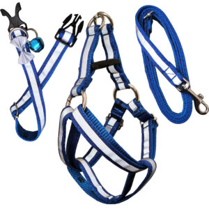 قلاده کتفی و گردنی و بند قلاده سگ و گربه مدل شبرنگ کد 2