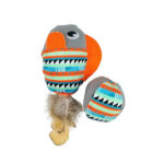 اسباب بازی گربه مدل عروسک طرح ماهی