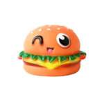 اسباب بازی سگ مدل عروسک همبرگر سوتک دار