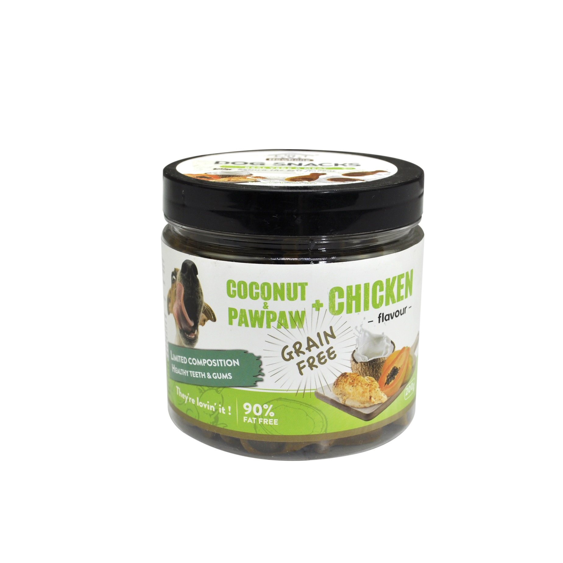 30d25799c63677d02a0c19aad67e88c659fbf45a_1738564192.jpg تشویقی سگ مدل Coconut milk digiapet وزن 200 گرم - Image 1