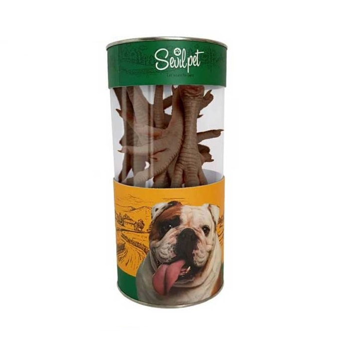 333dc51a0872cd75a39d9212ce5c3977e160eeba_1642280650.jpg غذای تشویقی سگ سویل پت مدل Chicken Feet Snack وزن 150 گرم - Image 1