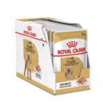 غذا پوچ سگ رویال کنین مدل پودل ادلت POODLE ADULT  وزن 85 گرم بسته 12 عددی
