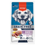 غذا خشک سگ بالغ ونپی مدل GRAIN FREE طعم اردک وزن 1.5 کیلوگرم