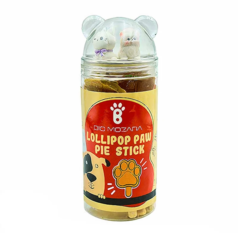 mg_20260728_113256_439 تشویقی سگ و گربه بایوموزارا مدل LOLLIPOP PAW STICK طعم پای وزن 100 گرم - Image 1