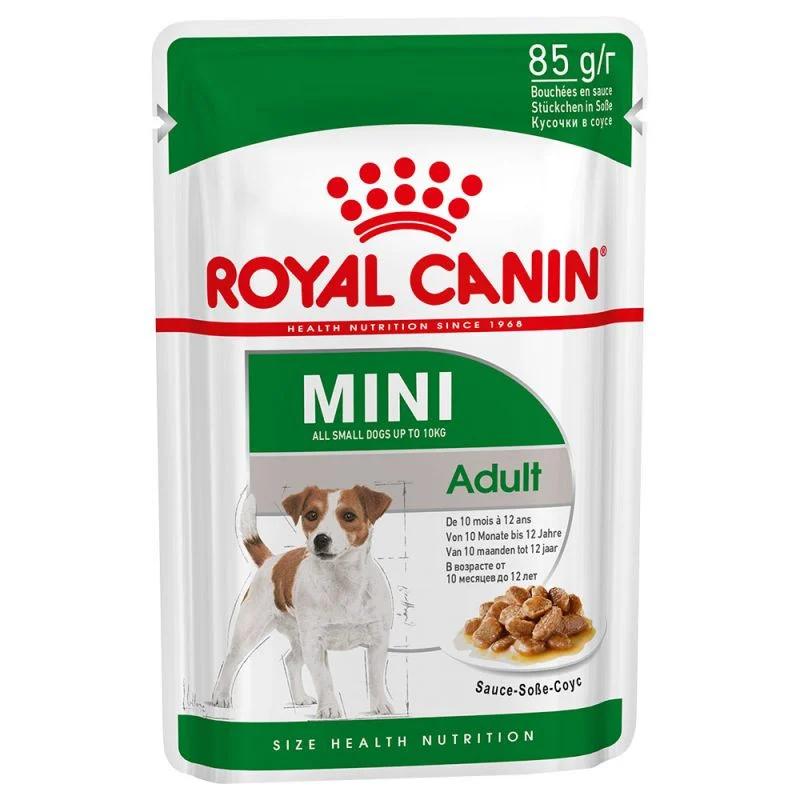 mg_20260728_114027_814 پوچ سگ بالغ نژاد کوچک رویال کنین مدل mini adult وزن 85 گرم - Image 1