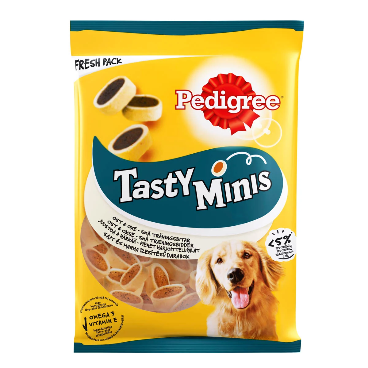 mg_20260728_122045_490 غذای تشویقی سگ پدیگری مدل Tasty Minis وزن 140 گرم - Image 1