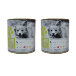 غذا کنسرو گوشت بره و سیرابی و کدوتنبل سگ بالغ یو اس پت وزن 800 گرم بسته دو عددی