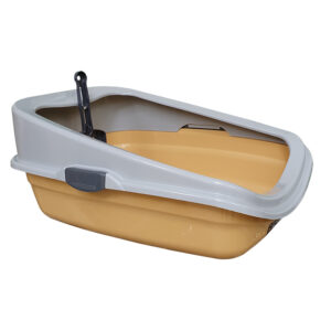 ظرف خاک گربه مدل مشا لبه دار به همراه بیلچه