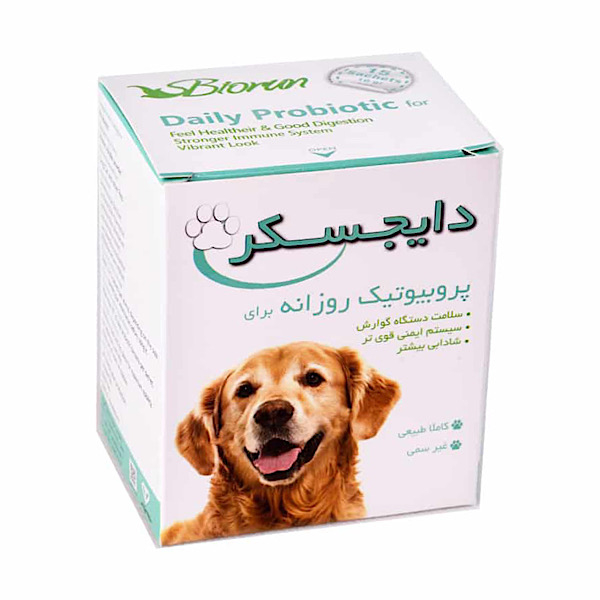 40ea8f89595054fdde3d8abd2fe79bf2a2235d23_1659211987.jpg مکمل غذای سگ و گربه بایوران مدل دایجسکر وزن 150 گرم بسته 15 عددی - Image 1