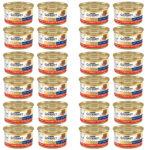 کنسرو گربه گورمت مدل پته گوشت وزن 85 گرم بسته 24 عددی