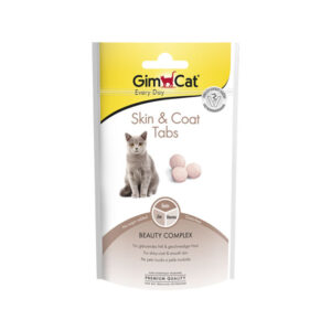 قرص تقویت کننده پوست و موی گربه جیم کت مدل شیر وزن 40 گرم