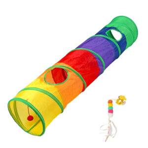 اسباب بازی سگ و گربه مجموعه دو عددی تونل و کرم بازی