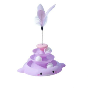 اسباب بازی گربه مدل طبقاتی طرح سفره ماهی