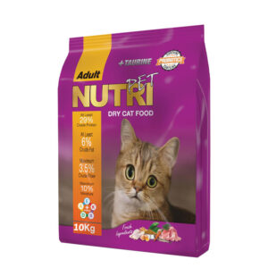 غذای خشک گربه نوتری پت مدل Adult وزن 10 کیلوگرم