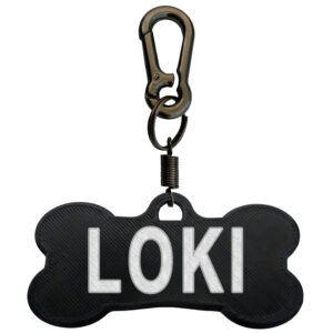 پلاک شناسایی سگ مدل LOKI