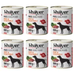 کنسرو غذای سگ شایر مدل Beef&Vegetable وزن 800 گرم بسته 6 عددی