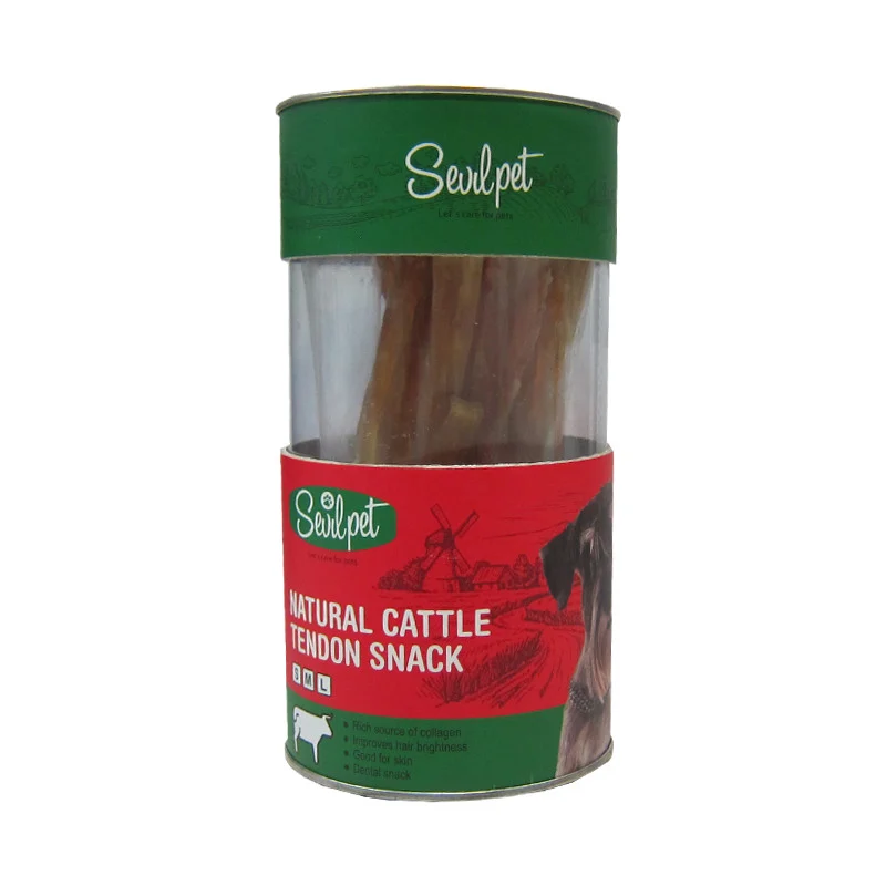mg_20260818_124532 تشویقی سگ سویل پت مدل Natural Cattle Tendon Snack وزن 100 گرم - Image 1