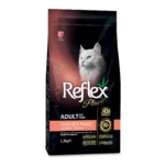 غذای خشک گربه بالغ رفلکس پلاس مدل Hairball & Indoor  وزن 1500 گرم