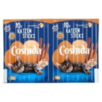 تشویقی گربه کوشیدا مدل مدادی طعم مرغ و جگر وزن 50 گرم بسته 10 عددی