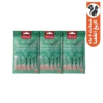بستنی ونپی گربه مدل سبز ماهی تن و میگو وزن 70 گرم بسته 3 عددی